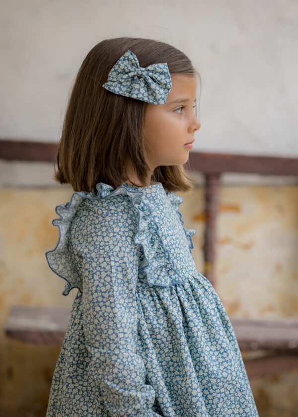 vestido flores niña