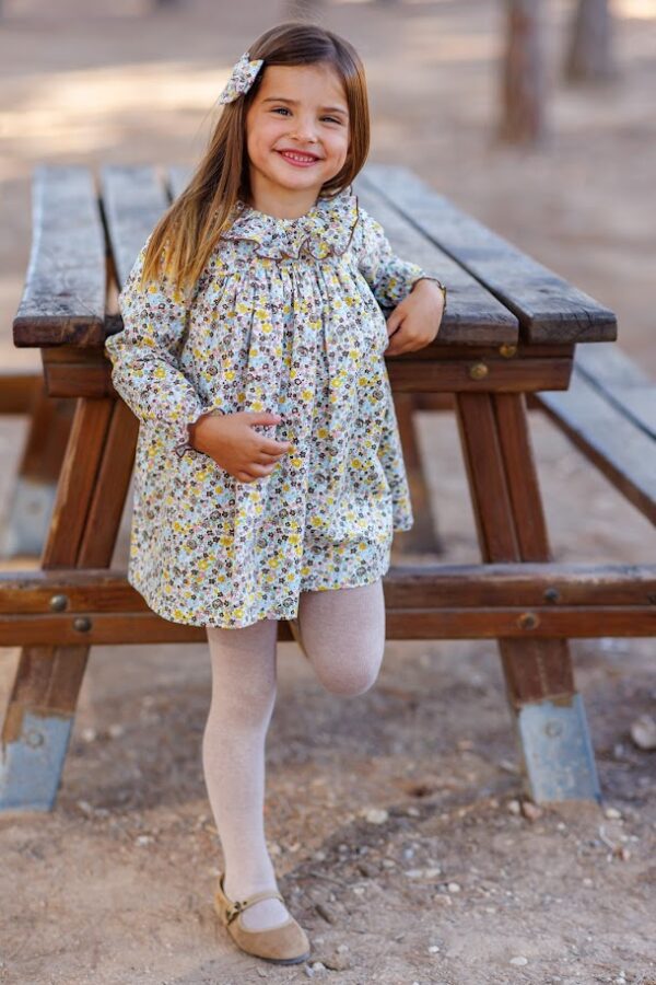 vestido niña floral