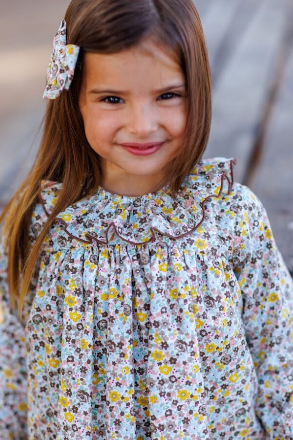 vestido niña flores